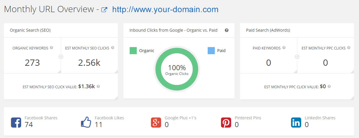 Domain and Keyword Overview