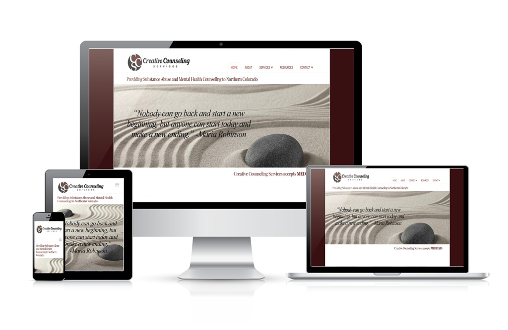 Creative Counseling Services Website by Colorado Web Design